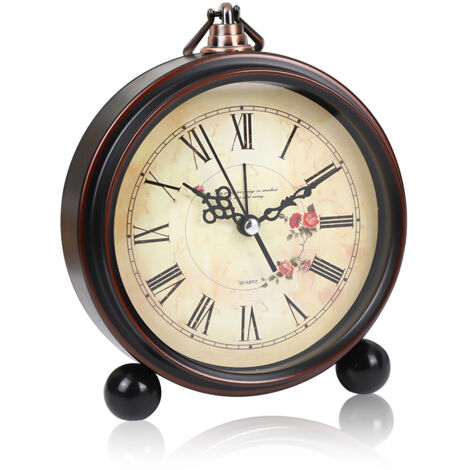 Réveil Style Ancien - Analogique et Complètement Silencieux - Pour un Sommeil Paisible (1/5)