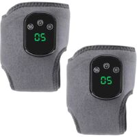Massageur pieds et chevilles électrique - Vibration et infrarouge - Compression chaude articulations - Soulagement des douleurs
