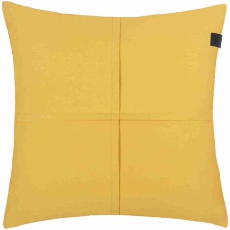 SCHÖNER WOHNEN Zierkissenhülle ohne Füllung SOFT - 1 Stück 38x38 cm, Gelb