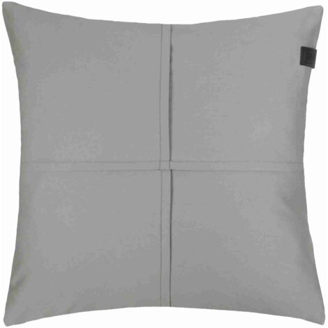 SCHÖNER WOHNEN Zierkissenhülle ohne Füllung SOFT - 1 Stück 38x38 cm, Grau
