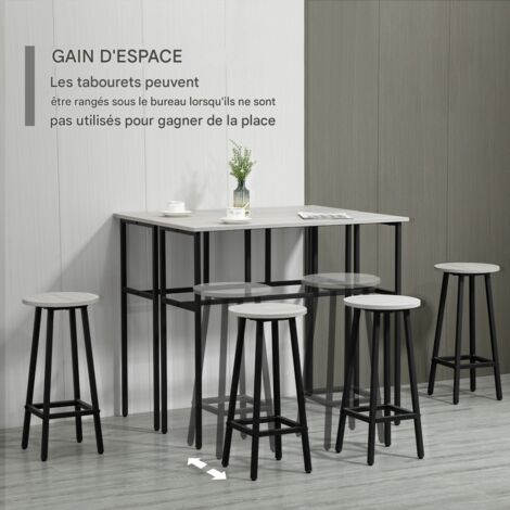 Ensemble table bar tabourets - Achat / Vente pas cher