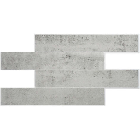 Selbstklebende Wandfliesen x2 XL, 57,3x29,41cm- Smart Tiles Norway Alta Klebefliesen 3D Fliesenaufkleber für Bad & Küche