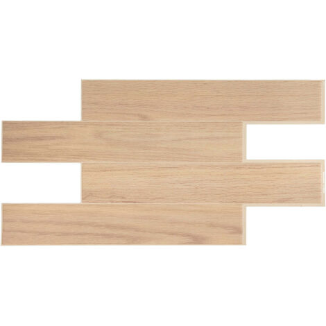 Selbstklebende Wandfliesen x2 XL, 57,3x29,41cm - Smart Tiles Norway Eiche Klebefliesen 3D Fliesenaufkleber für Bad & Küche