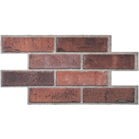Selbstklebende Wandfliesen x2 XL, 54,61x27,94cm - Smart Tiles Brik Porto Klebefliesen 3D Fliesenaufkleber für Bad & Küche