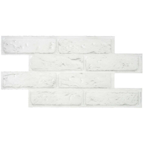 Selbstklebende Wandfliesen x2 XL, 54,61 x 27,94 cm - Smart Tiles Brik Zurich Klebefliesen 3D Fliesenaufkleber für Bad & Küche
