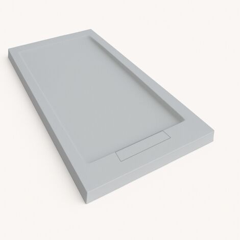 Plato de ducha Steen con marco color Gris claro RAL 7035 80x80cm rejilla gris claro (1/5)