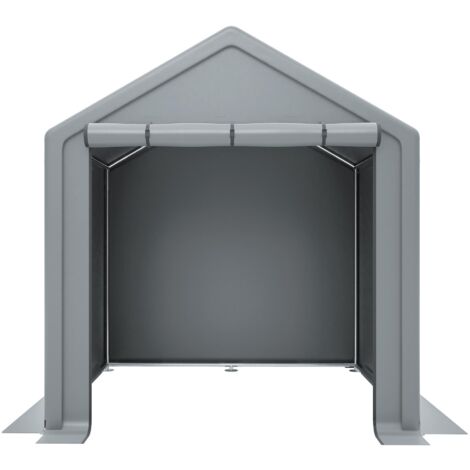 Abri de jardin 190 x 170 x 200 cm, garage à vélos, abri à outils, tente de garage, cabane de jardin, tente de rangement, abri à vélos, tente à outils, garage de rangement, gris foncé (1/5)