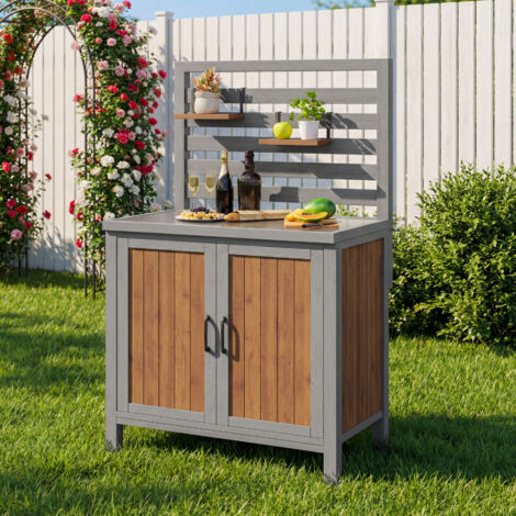 Meuble De Jardin En Bois R sistant Aux Intemp ries Abri Outils Avec meuble-de-jardin-en-bois-r-sistant-aux-intemp-ries-abri-outils-avec