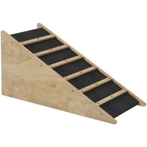 Rampe d'accès antidérapante pour coffre de voiture, supportant jusqu'à 20 kg, pour chiens de taille moyenne, 90 x 40 x 45 cm, légère et stable. (1/5)