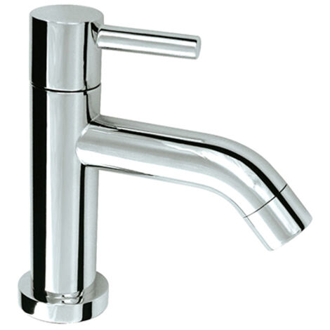 Edouard Rousseau – Mitigeur lave-mains ILO chromé – Tête céramique 1/4 T – Économie d’eau avec aérateur réducteur – Hauteur 141 mm – Bec fixe 108 mm