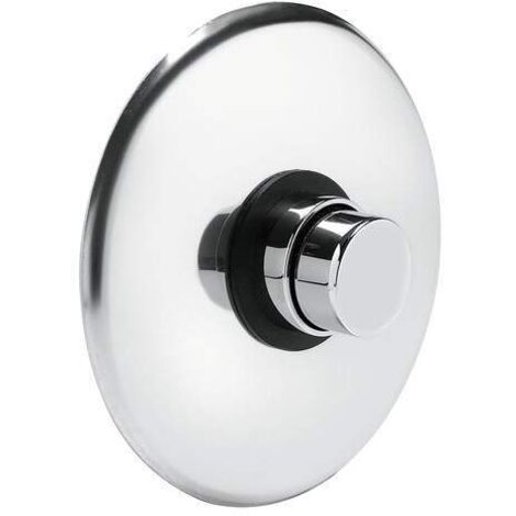 Idral – Robinet poussoir temporisé 8125 – Laiton chromé – Installation murale pour salles de bain publiques – Commande à bouton-poussoir
