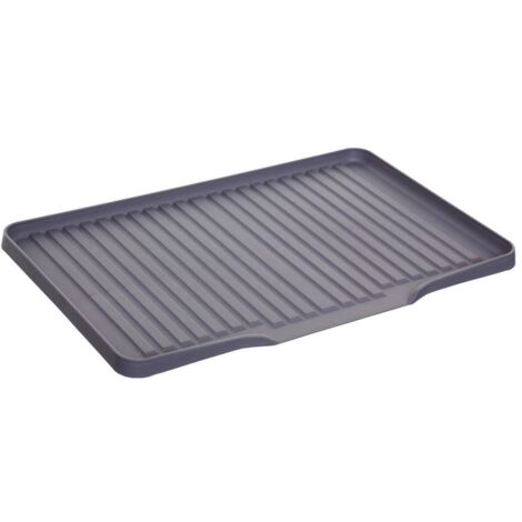 5Five Simply Smart – Tapis à vaisselle drainant 46x30 cm – En ABS et polypropylène – Drainage efficace – Design compact et léger pour cuisine