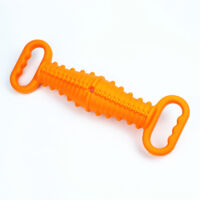 Jouet pour chien indestructible pour les macheurs agressifs de grande race, jouets à macher solides pour chiens de grande taille, jouets interactifs pour chiens de grande taille(orange)