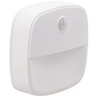 Xanlite – Applique murale LED à détection de mouvement – 50 lumens blanc chaud – Installation adhésive pour placards – Angle de faisceau supérieur à 120°