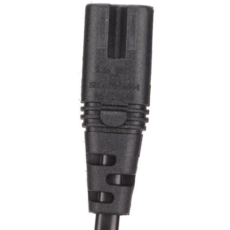 Câble En Y IEC320 C8 Vers 2x C7 – Angle Bas, Figure 8, 12 Pouces, 250V, 10A