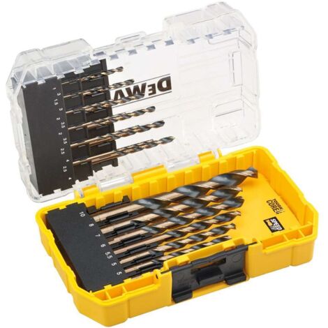 DeWALT Accessoires - Coffret de forets à métaux 19 pièces, Black and Gold DT70728