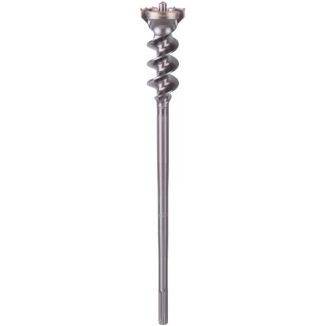 Bosch – Foret à béton SDS-max 80 mm – Longueur 600 mm – Longueur utile 450 mm – Pointe carbure pour perçage rapide béton armé