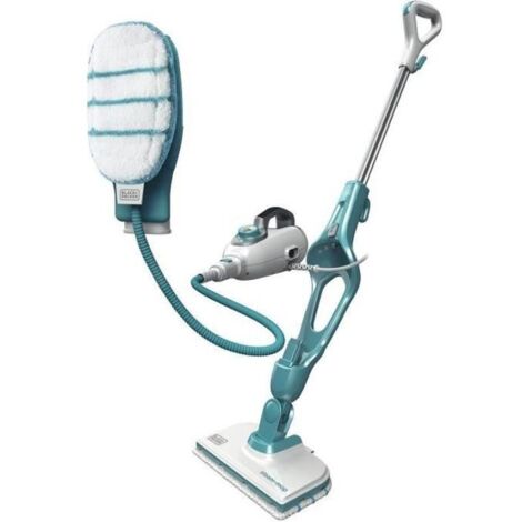 Black & Decker – Balai vapeur 9 en 1 1300 W – Capacité 500 ml – Débit vapeur 20-50 ml/min – Longueur câble 6 m – Technologie AutoSelect