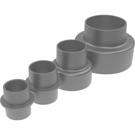 Adaptateur pour système d'aspiration – Lot de 4 – Diamètres 28/34/40/60/100 mm – Compatible G55136 G55442 G55445 (1/4)