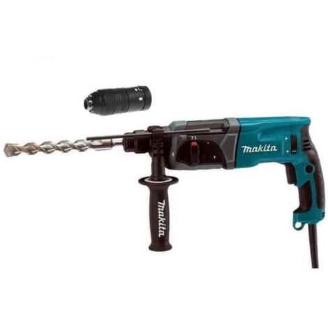 Makita – Marteau combiné burineur 780 W – 3 fonctions : perçage, burinage, percussion – SDS-Plus – Énergie d'impact 2.4 J – Pour béton armé (1/7)