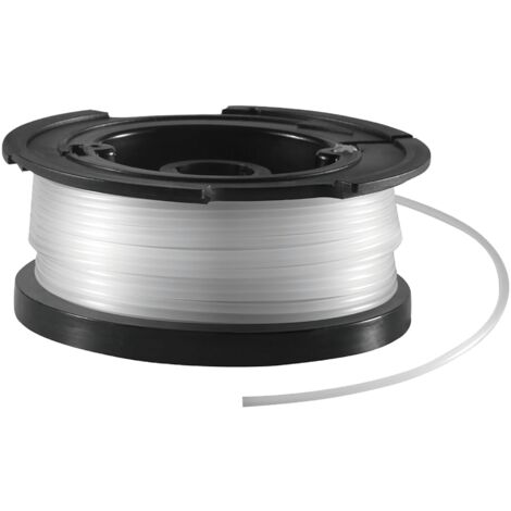 Black & Decker – Lot de 3 bobines de fil nylon 10 mètres – Diamètre 1,6 mm – Pour débroussailleuses – Coupe efficace et durable - A6485-XJ