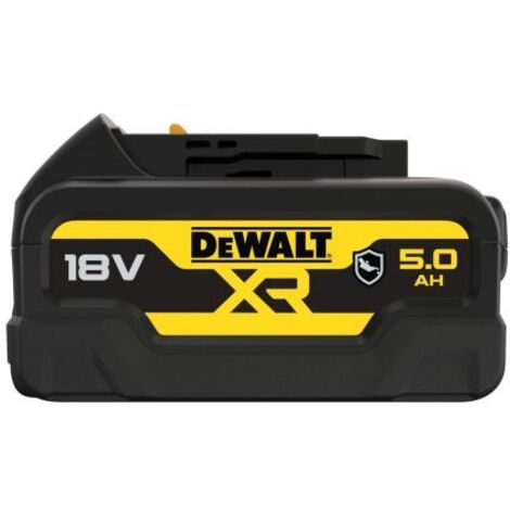 Batterie 18V Li-Ion XR 5,0 Ah – Technologie XR renforcée – Indicateur d'état de charge – Compatible outils DeWALT – DCB184G (1/5)