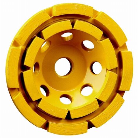 Dewalt – Disque diamant 125mm DT3796 – Double couronne pour meuleuse – Pour béton et maçonnerie – Filetage M14 – Performances extrêmes - DT3796-QZ