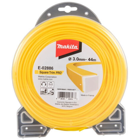 Makita E-02886 Coupe-bordure à brosse métallique carrée 3 mm x 44 m