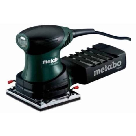 Metabo – Ponceuse vibrante 200W – Plateau 114 x 102 mm – Vitesse 26000/min – Système de collecte des poussières – Pour surfaces à 90° (1/7)
