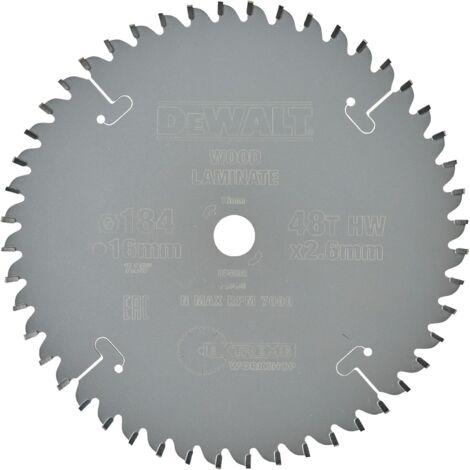 Lame de scie circulaire Dewalt DT4092-QZ Extreme 250 x 30 mm 80 dents pour bois (1/3)