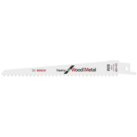 Lames scie sabre Bosch S 611 DF 2 unités