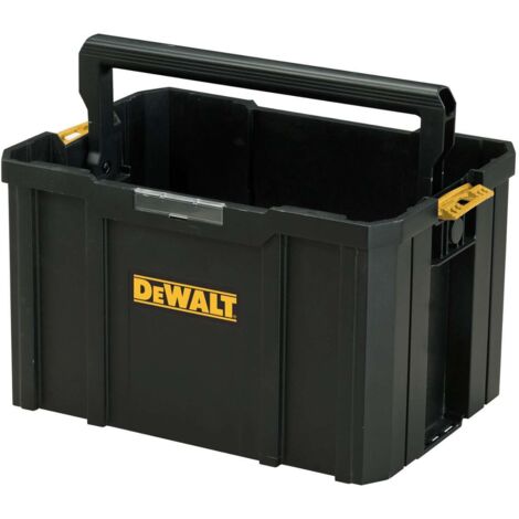 Dewalt – Boîte à outils ouverte TSTAK 440x320x275mm – Capacité 27L – Plastique – Poignée ergonomique – DWST171228