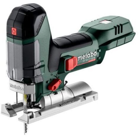 Scie sauteuse sans fil 18V 601054840 – Moteur brushless – Profondeur de coupe 130 mm – Pour bois dur et métal – Fonction Metabo Quick - ST 18 LT (1/6)