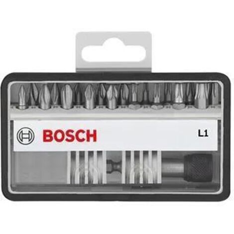 Embouts de vissage courts qualité extra-dure Robust Line, set de 18 pièces + 1 (L) 25 mm, 18 + 1 pièce (1/3)