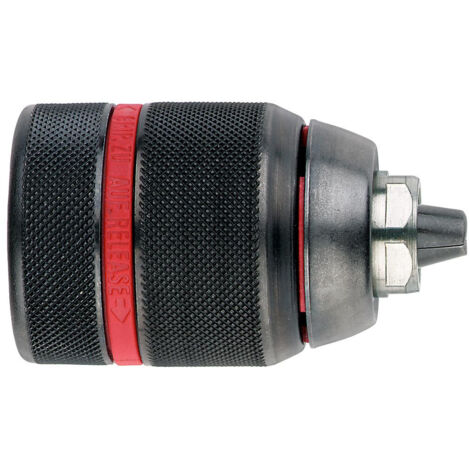 Metabo – Mandrin de perceuse à serrage rapide 1,5 - 13 mm – Verrouillage radial pour outils – Compatible perceuses à percussion – 636620000