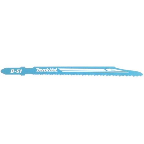 Makita – Lot de 5 lames HSS B06476 – 100 mm pour métal et acier inoxydable – Dents 10-18 TPI – Queue à baïonnette pour changement rapide (1/3)
