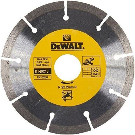 LAME DIAMANTÉE DEWALT 350x25,4mm SEGMENTÉE (1/3)