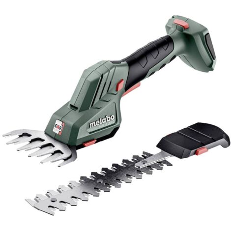 Cisaille à haie 601609850 – Longueur de lame 20 cm – Épaisseur de coupe 8 mm – Système Metabo Quick – Pour coupes précises sans outils