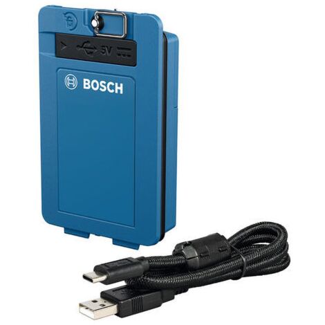 Bosch Professional – Batterie rechargeable 3,7V 3,0Ah XL – Lithium-Ion pour lasers GLL 80-33 G et GLL 20-22 G – Verrouillage sécurisé – Câble USB-C™ inclus