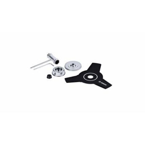 Bosch Professional – Lame de débroussailleuse 3 dents – Diamètre de coupe 23 cm – Acier haute résistance – Pour végétation dense et herbes hautes - F016800631