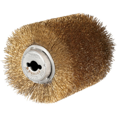 Makita – Rouleau à pointes en acier laiton 100mm – Pour surfaces bois et métal – Finition lisse professionnelle – Compatible ponceuses à disque - D-73570 (1/4)