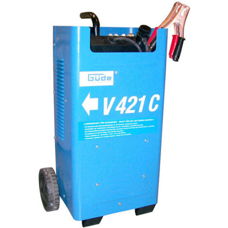 Chargeur de batterie moto 230V – Démarrage 12V/24V – Courant de charge 60A – Protection thermique et inversion de polarité – Guede (1/2)