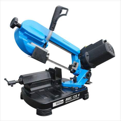 Güde – Scie à ruban pour métaux – Puissance 400W – Capacité de coupe 127x125mm – Vitesses 38-80m/min – Tête pivotante 0-60° (1/7)