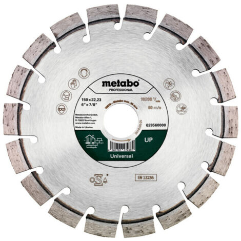 Meule de tronçonnage diamantée 150x22,23mm, « UP », Universal « professional » (628560000) (1/5)