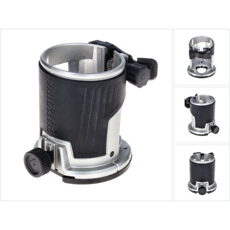 Makita – Module complémentaire pour affleureuse – Fraise multifonction DRT50/RT0700C – Réglage profondeur précis – Surface de préhension caoutchoutée