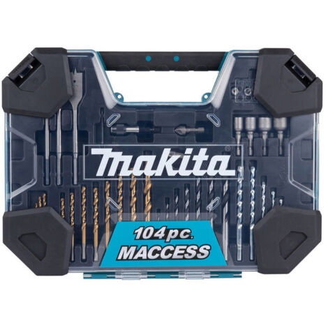 Makita E-22604 104 pièces Ensemble de forets et embouts (1/4)