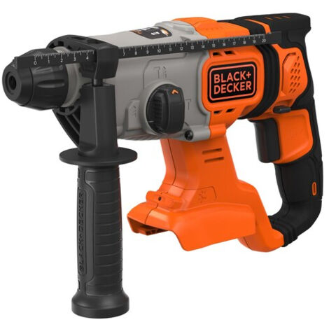 Black & Decker – Perceuse percussion SDS 18V BCD900BXJ – Force de frappe 1,2J – Mandrin SDS+ – Pour béton, acier et bois – Autonomie batterie Lithium (1/5)