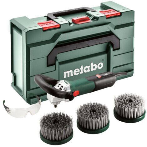 Metabo – Polisseuse 1500W avec réducteur à planètes – Vitesse réglable 700-2500/min – Pour bois dur et teck – Coffret avec accessoires - PE 15-25 RT (1/4)