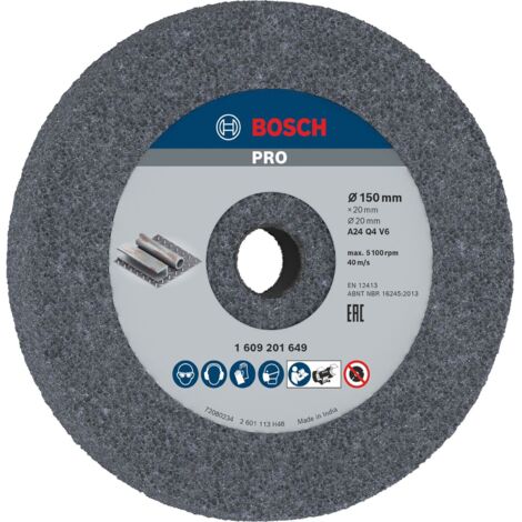 Disque abrasif PRO Steel Bosch 150 x 20 x 20 mm G24 - 1609201649