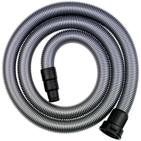 Flexible d’aspiration, Ø-35 mm, longueur-2,5m, raccords-58/35 mm, avec joint tournant metabo